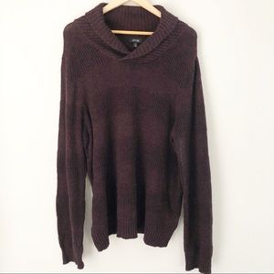 Apt. 9 Purple Knit Sweater Sz XL